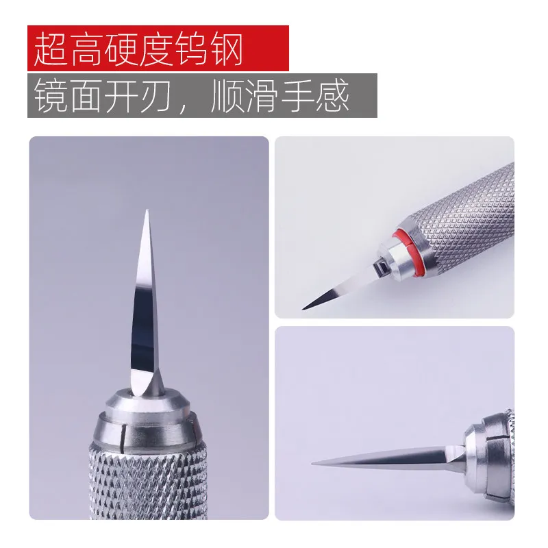 Triangle Scraper HOBBY MIO Marking Knife Tungsten Steel Blade High Hardness Modular Design Multi-purpose