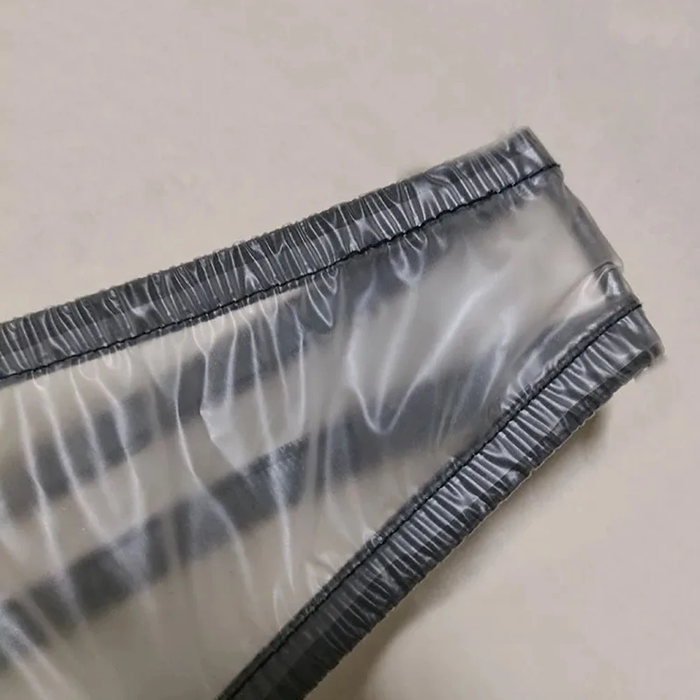 Sexy Men Transparent PVC Soft Plastic T-back Low Waist Thong Sissy Underpants Erotic Briefs Smooth Silent Couple Panties FKK