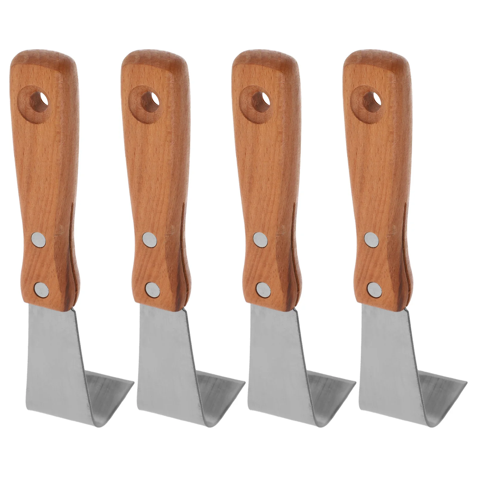 

4Pcs Garden Bark Spud Tool Durable Forged Blade Ergonomic Handle Hand Tree Bark Removal Tool for Fruit Tree Pruning