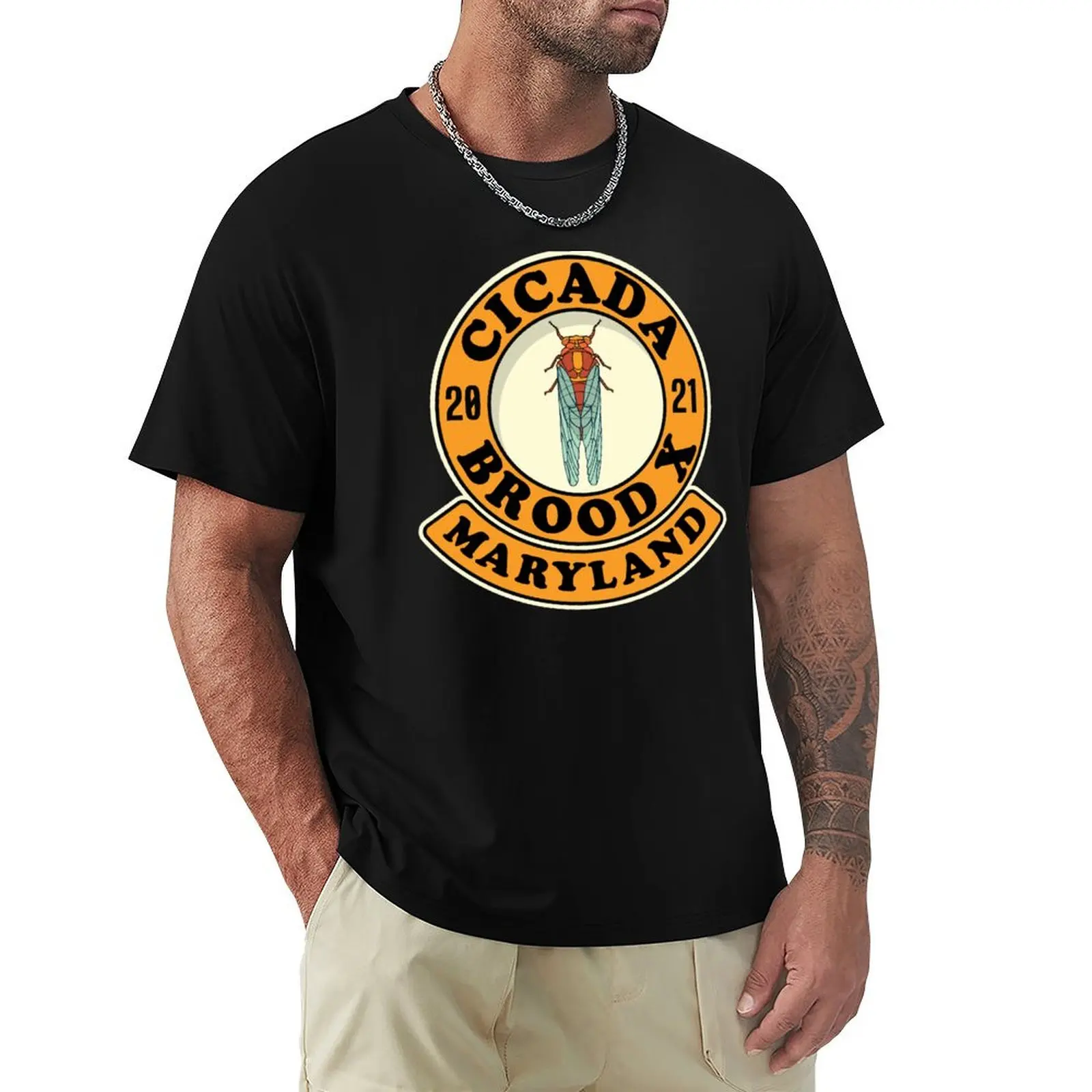 

Cicada Brood X 2021 Maryland Cicada Hatch T-Shirt graphic shirts funny shirt cotton men t shirts
