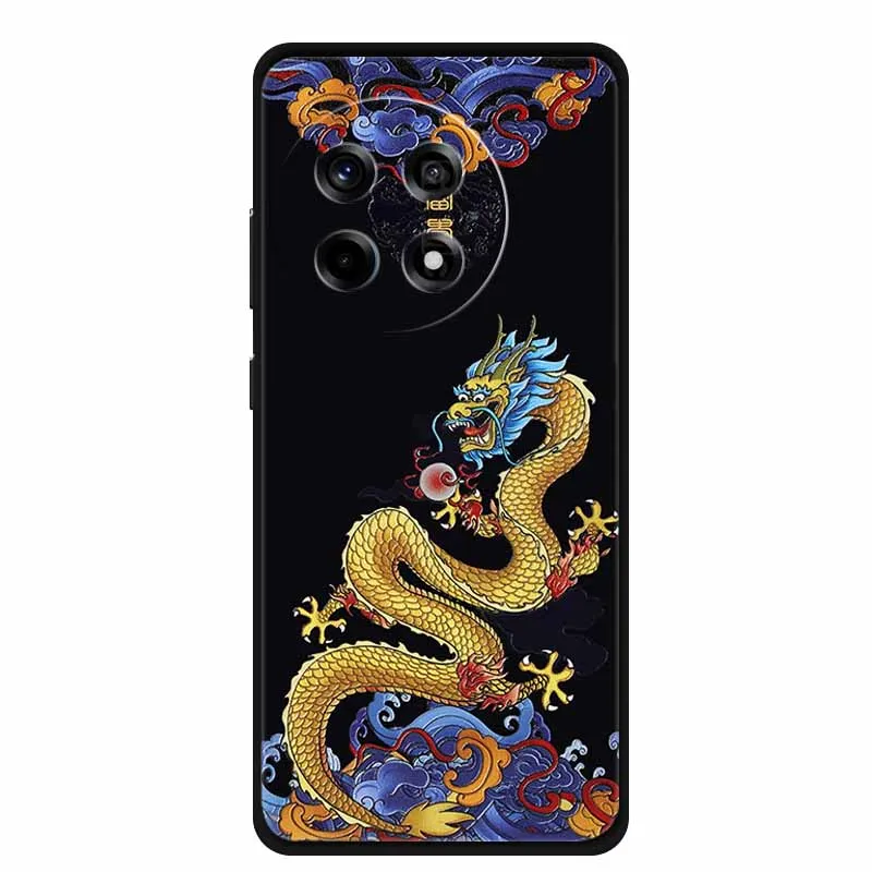 3D Präge Fall Für OnePlus 13 5G Telefon Fall 1 + 13 Relief Blumen Silikon Weiche Coque Für OnePlus 13 zurück Abdeckung Fall 6,82" Funda