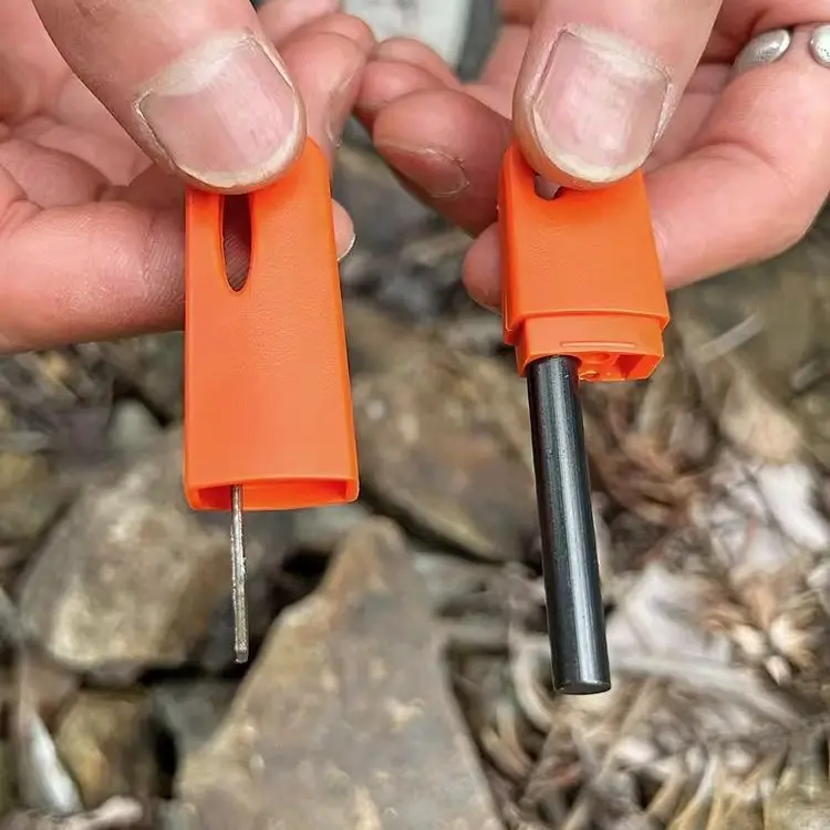 Flintstone Outdoor Survival Wildfire Equipment, Fire Survival Wilderness Emergency Waterproof Equipment Fire Stick