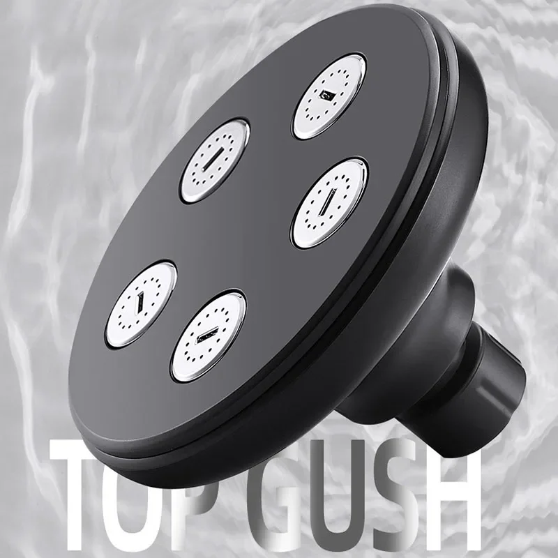 Universal Top Spray,High Pressure Mini Shower with Water Flowing Around The Shower Head,Water-saving Shower Bathroom Accessories