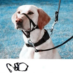 Dog Training Muzzle Muzzle, Dog Mouth and Nose Ring Training, Dog Anti-impact Pull, Dog Leash, Dog Walking Pet Supplies