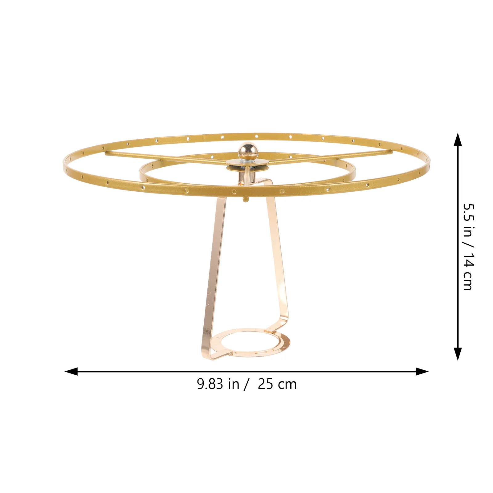 1Set DIY Lampshade Metal Frame Vintage Lamp Shade Ring Decorative Wire Ring Lampshade Accessory Holder for Ceiling Light Pendant