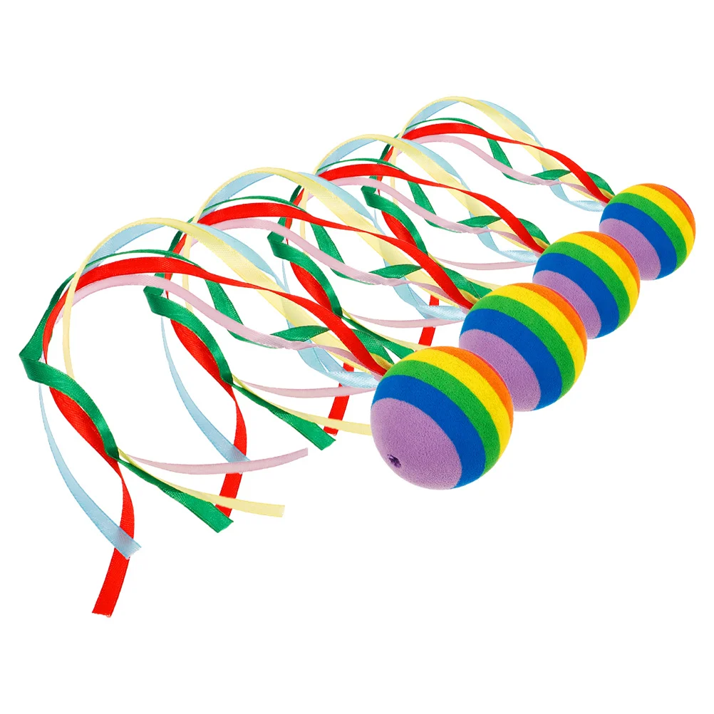 

4Pcs Cute Ribbon Ball Car Roof Antenna Toppers Exterior Decorations Easy Install Universal Fit Vehicles Car Exterior Accessories