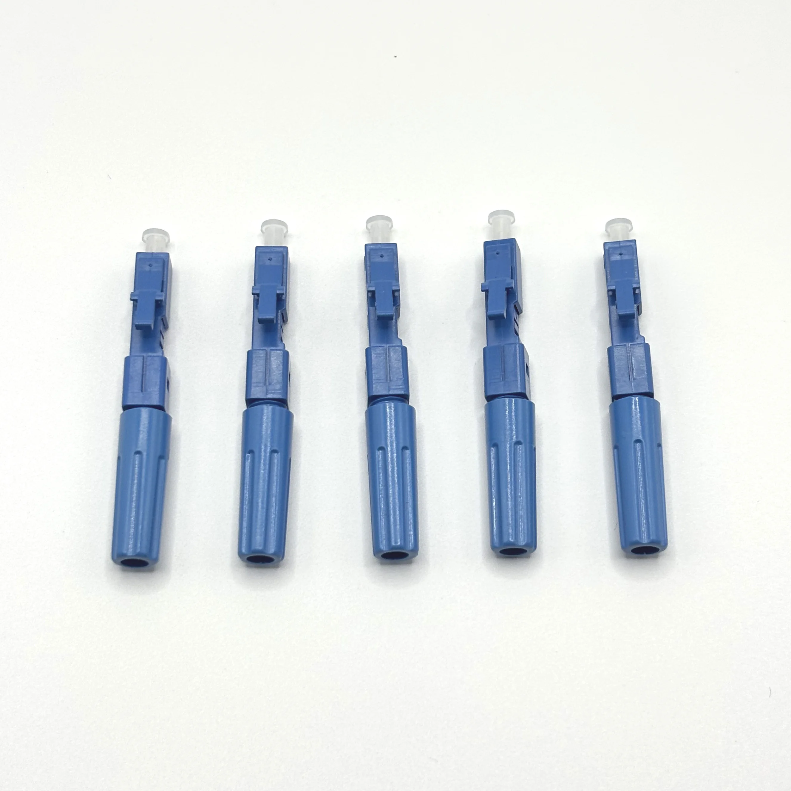 5pcs LC UPC Fiber Optic Quick Connector, Single Mode Fiber Cable Quick Connector LC Fast Connectors Adapter for CATV Network