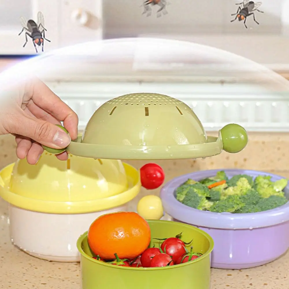 Dopamine Double Layer Drain Basket Stackable Space-saving Fruit Storage Basket Large Capacity Double Ball