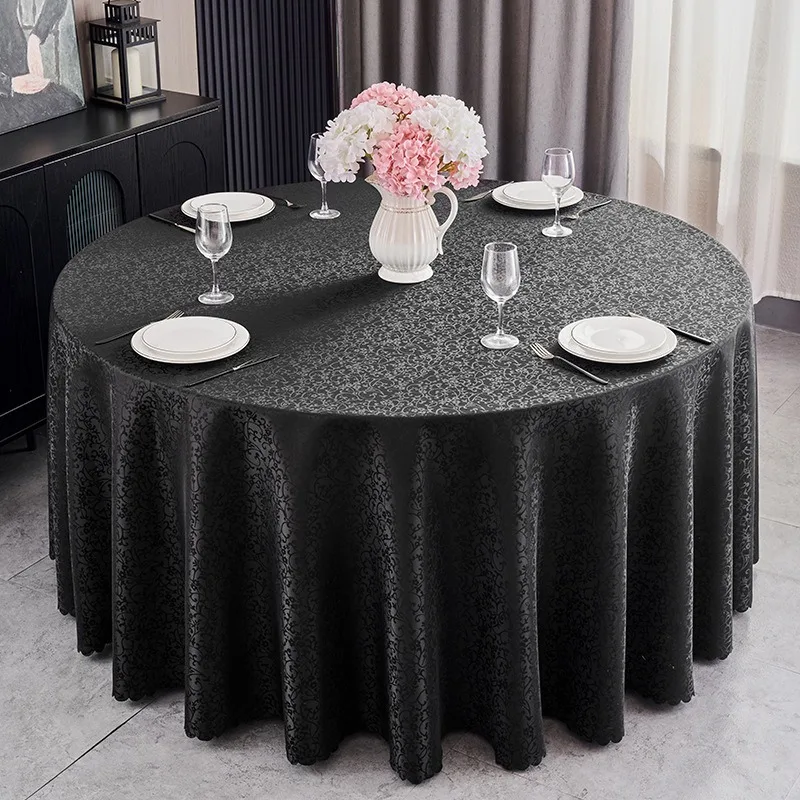 Round Wedding Tablecloths Large size Bright tablecloth reusable Table Covers for Wedding Party Birthday Banquet Formal Events