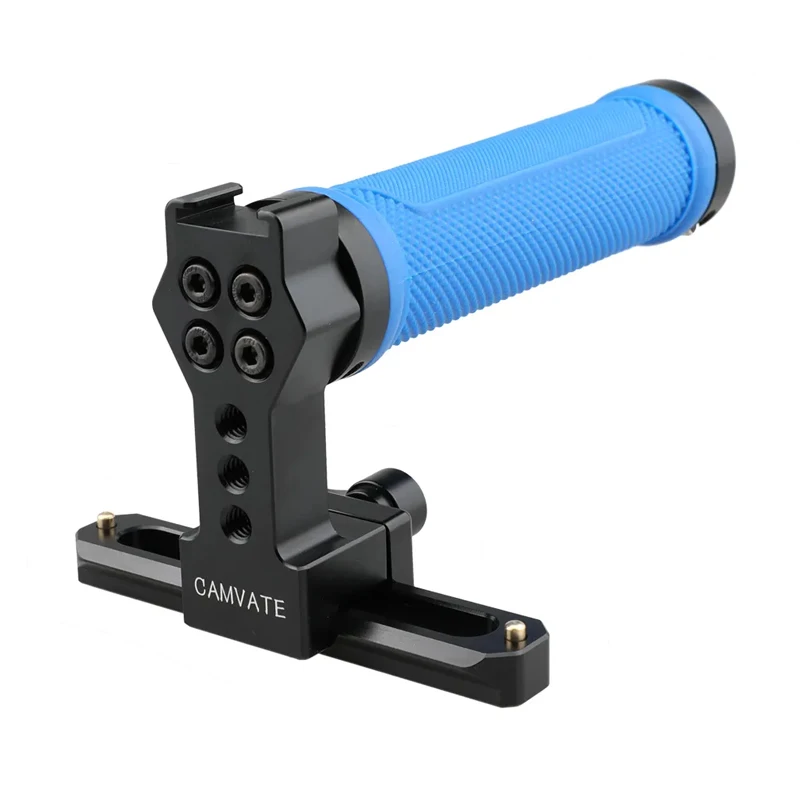 مقبض علوي من CAMVATE (قبضة مطاطية) مع مشبك متوافق مع الناتو لكاميرا سينما الجيب Blackmagic