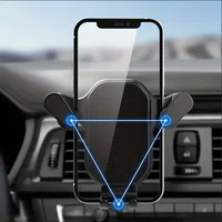 Car Phone Holder Car Air Vent Clip Mount Mobile Cell Stand Smartphone GPS Support For 4.7-6.7 Inch Mobile Devices 3