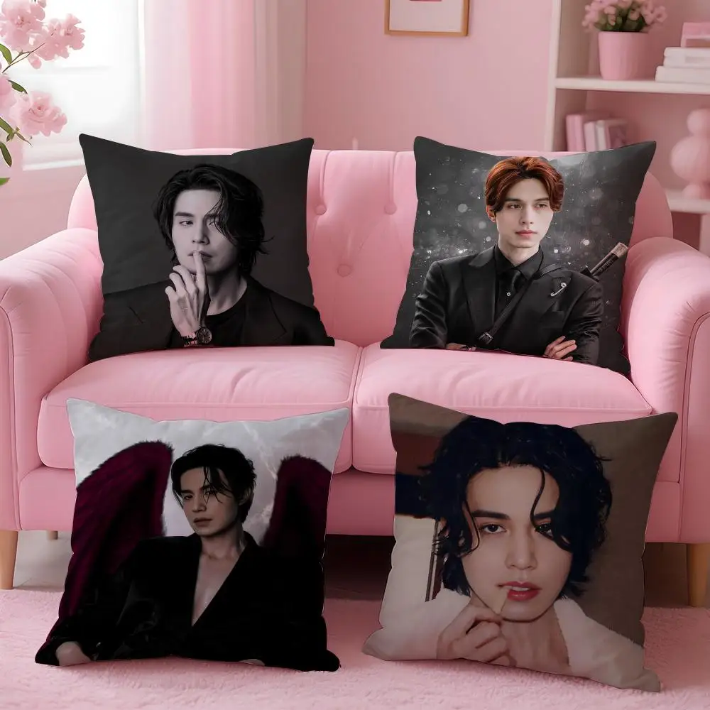actor Lee Dong-wook Cushion Cover Soft Washable Pillowcase Cushion Cover for Sofa Bed Car Travel Office Home Decor