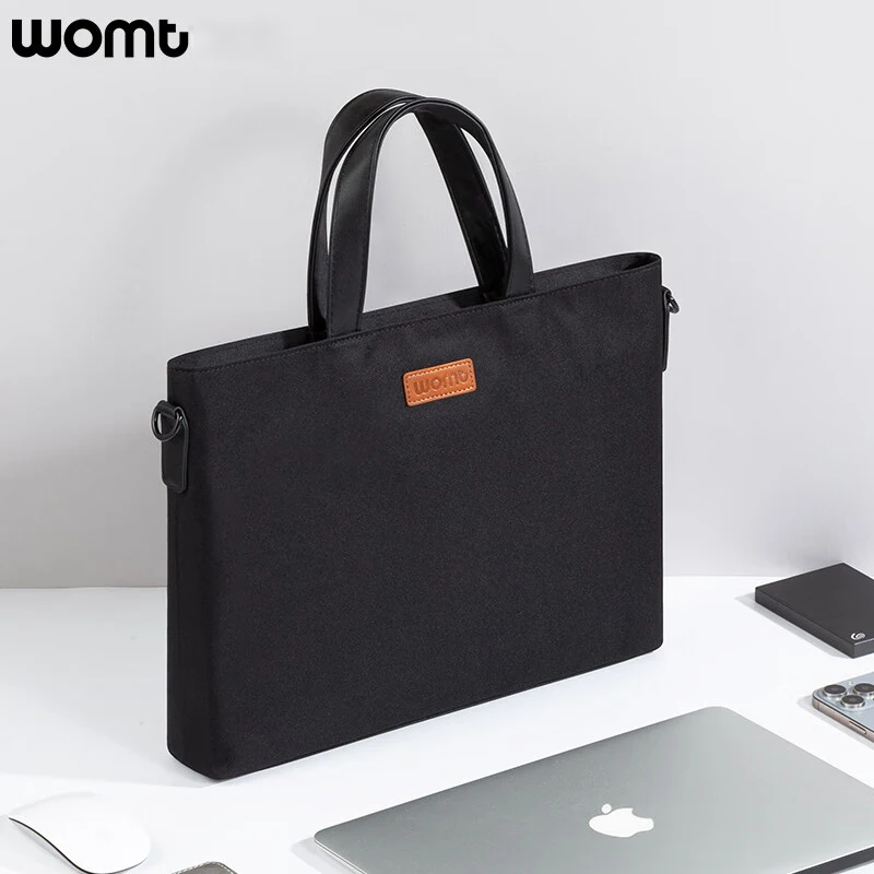 Laptop Shoulder Bag Men Business Briefcase for MacBook Neo Case 13 inch 2026 A3404 A18 Pro Chip Air 13.6 Pro 14.2 M5 M4 M3 A3449