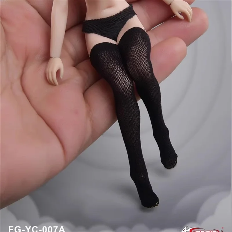 Fire Girl Toys FG-YC-007 1/12 Female High Quality Seamless Pantyhose Mid-Long Leg Socks Fit 6