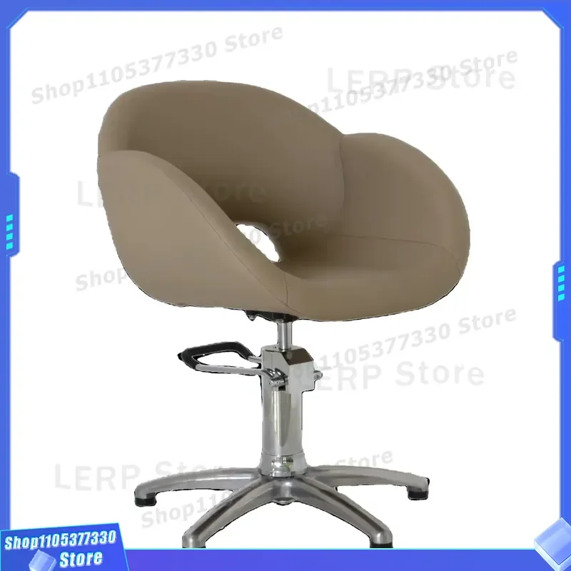 Modern Leather Barber Chair for Beauty Salon and Shaving Station Heavy Duty Hydraulic Lift Styling Seat Professional