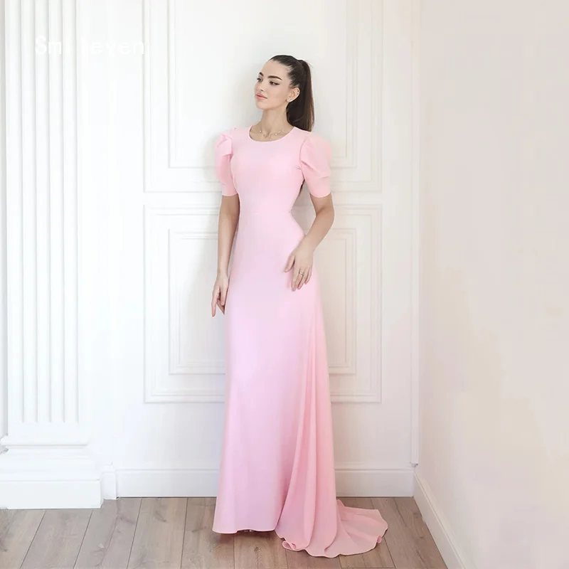 

Smileven Classical Sweetheart Prom Dress Puff sleeves فساتين سهرة Evening Gowns Formal Party Dress Customized 2026