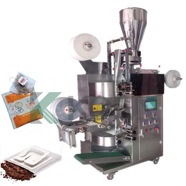 Fully Automatic Inner and Outer Hanging Ear Drip Coffee Pouch Packaging Machinery with Nitrogen Generator Filling Machine