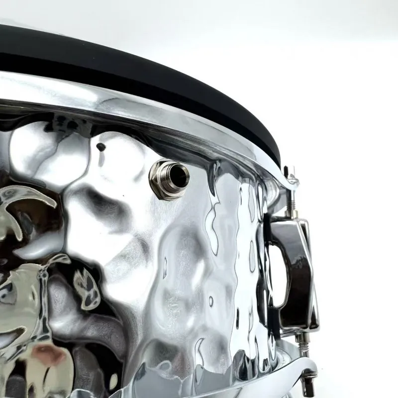 Electronic Drum 10-inch Double-zone Metal Electroplating Chrome-plated Drum Plate Is Used For Upgrading And Replacement.