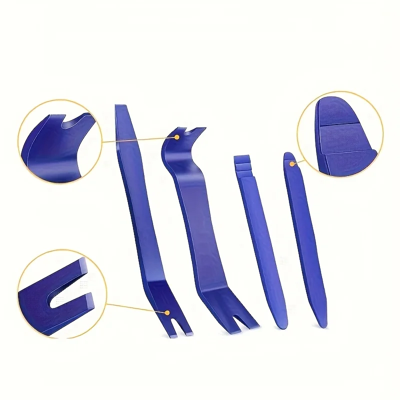 مجموعة أدوات إزالة لوحة السيارة المحمولة مسمار مجتذب راديو الصوت الباب حدق إصلاح مشبك السيارة تقليم داش إزالة المثبت مجموعة أدوات يدوية