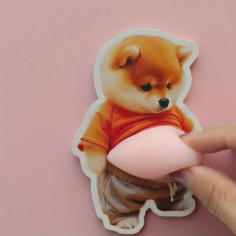 2pcs 3D Cute Puppy Sticker Squeezeable Shiba Inu Phone Case Decoration Children's Birthday Party Favor Festival Supplies