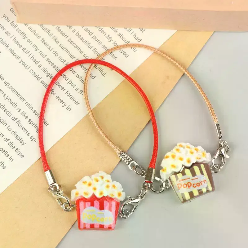 5/10Pcs Mini Doll Popcorn Crossbody Bag Dolls Hanging Neck Accessories Dollhouse Pendant Decoration Dolls Dress Up Toys