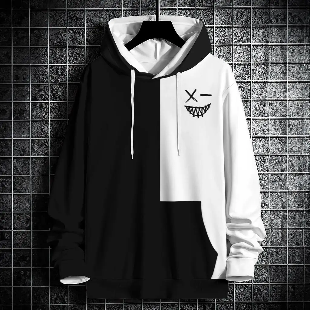 مضحك ثلاثية الأبعاد أغطية رأس مطبوعة للرجال عادية أسلوب بسيط للجنسين بلوزات كنزة بمقاس كبير الخريف والشتاء موضة y2k الملابس