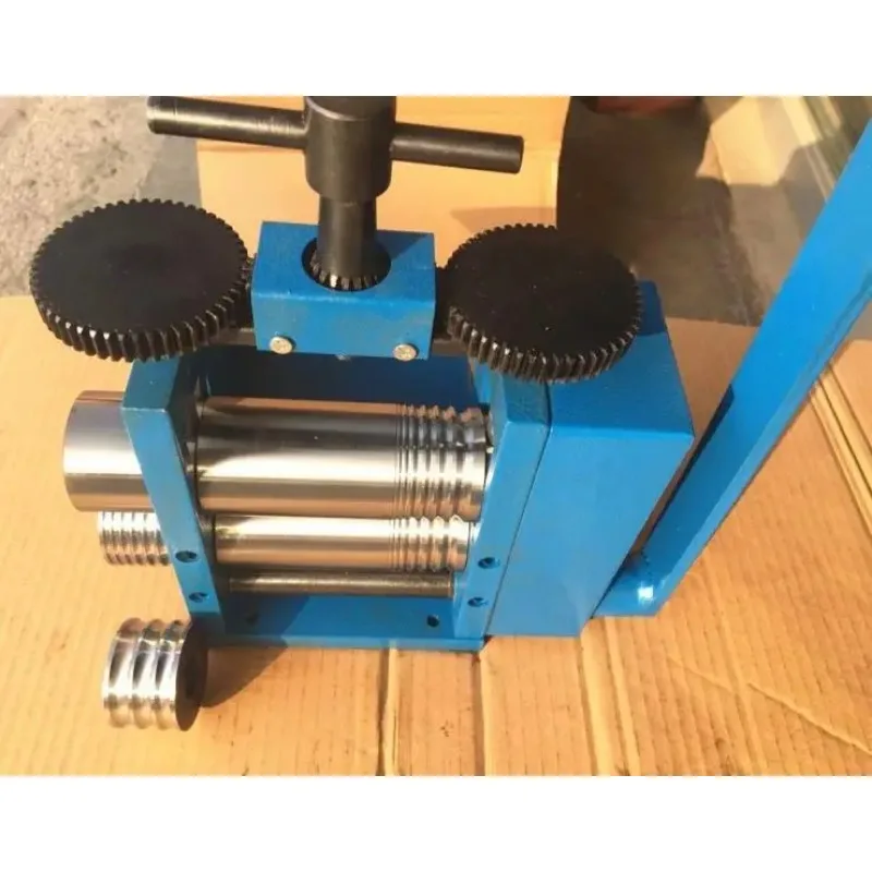 Manual Jewelry Rolling Mill Semicircle Press Cold Rolling Machine For Metal Nuggets Pressing Jewelry Making Processing Tool