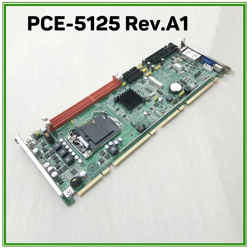 Industrial Control Motherboard 1156 Double Gigabit Network Port PCE-5125 PCE-5125 Rev.A1 PCE-5125QG2