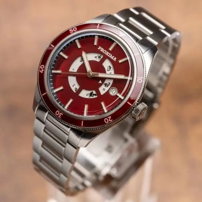 

Proxima Men Automatic Watch 39mm Mechanical Wristwatch Dive 200m Waterproof BGW9 Luminous Sapphire Mirror SW200 Week Date