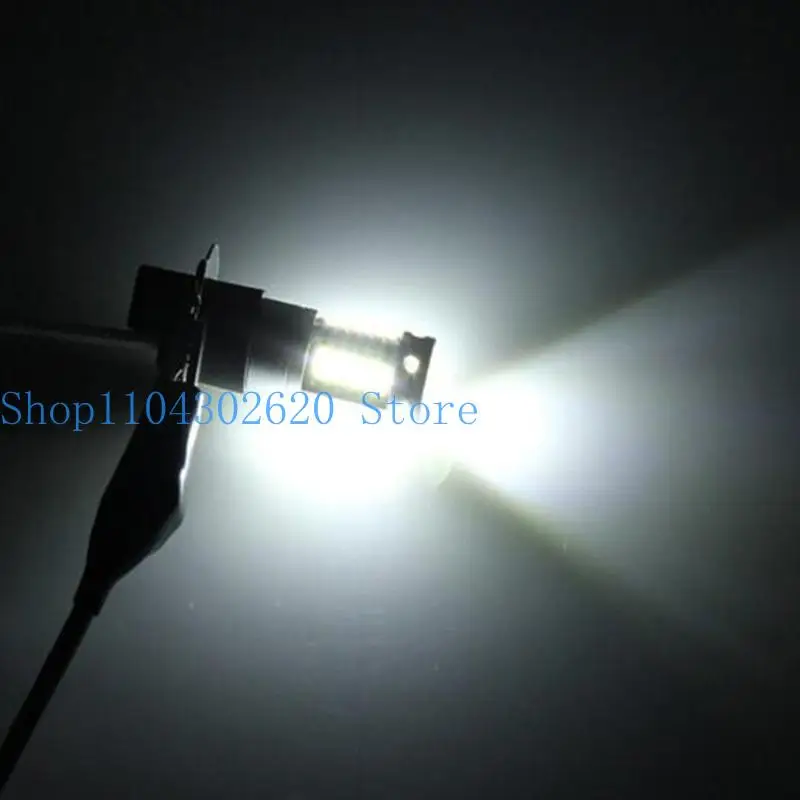 

652F 2PC High Power 30-SMD 4014 880 881 889 H27 LED Replacement Bulbs White Car Fog Lights DRL Lamps Bulbs 4014 25W