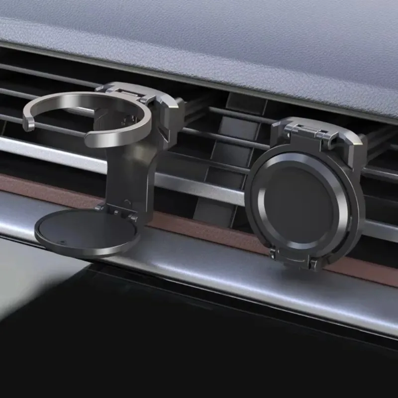 Car Air Vent Drink Cup Bottle Holder Foldable Auto Water Bottles Drink Rack Stand Multifunctional Car Coffee Cup Holder