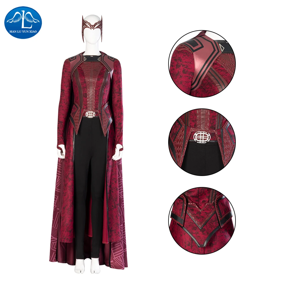 

Scarlet Witch Cosplay Wanda Cosplay Costume Doctor Strange In The Multiverse of Madness Cosplay Set for Adult Woman Customizable