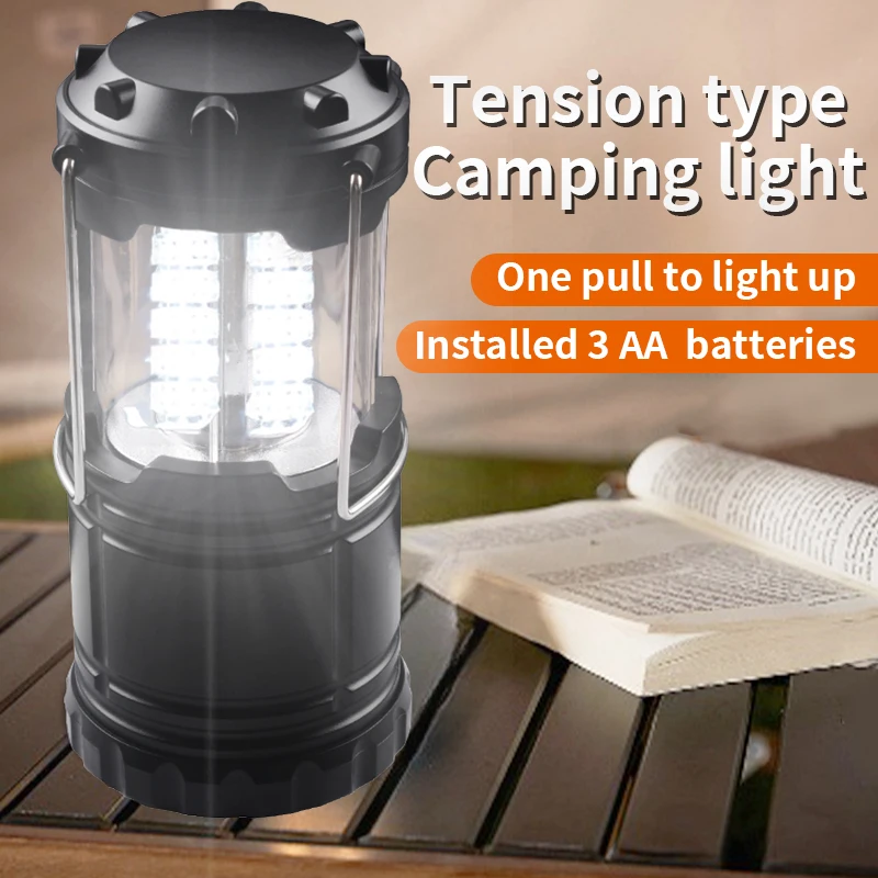 

Bright Portable telescopic power bank Led Camping light indoor or outdoor Emergency Camping Lamp