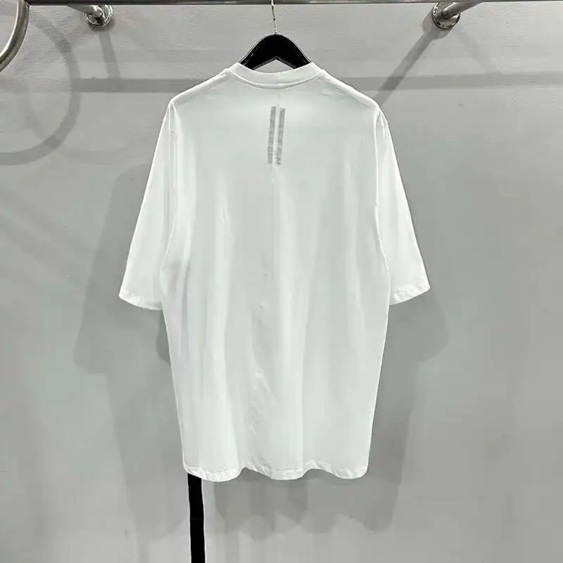 HKSH Spring Summer New Men's Tide Dark Cotton Form Five Star Printed Pattern Cotton T-shirts Half Sleeve Women Chic Tees HK2006