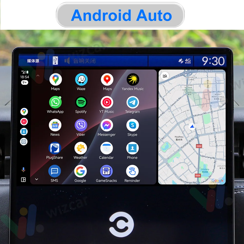 لهوندا eNS1 eNP1 WIZCAR A1 صندوق تشغيل الموسيقى الخريطة الذكية تحويل Carlife إلى Apple Carplay لهوندا e:NS1 e:NP1 #6