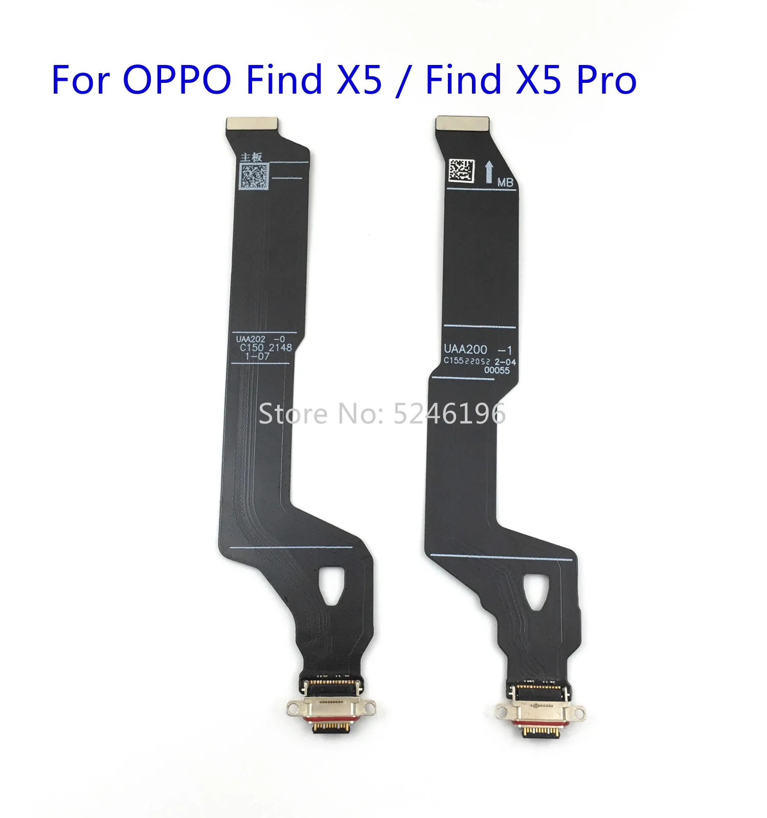 

1 шт. USB-разъем для зарядки, базовый гибкий кабель для OPPO Find X5 OPPO Find X5 Pro OPPO Find X5Pro, запасная часть.