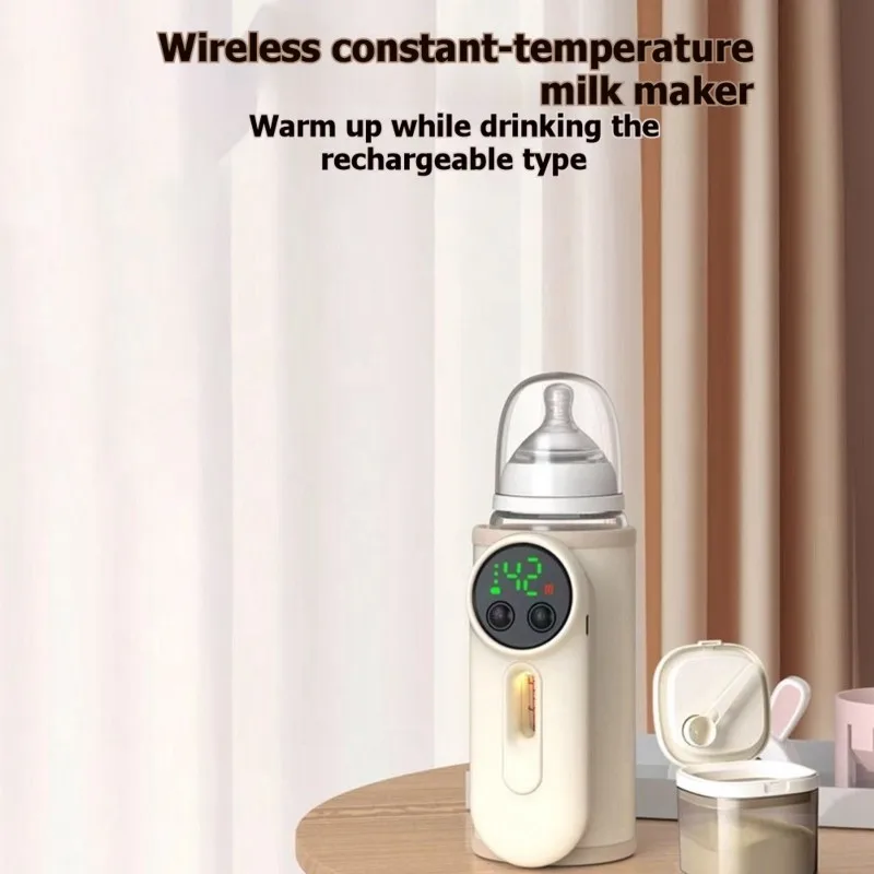 [B25B!】 Dual-Function USB Milk Warmer And Heater- Portable Design Thermostatic Control For Home And Travel