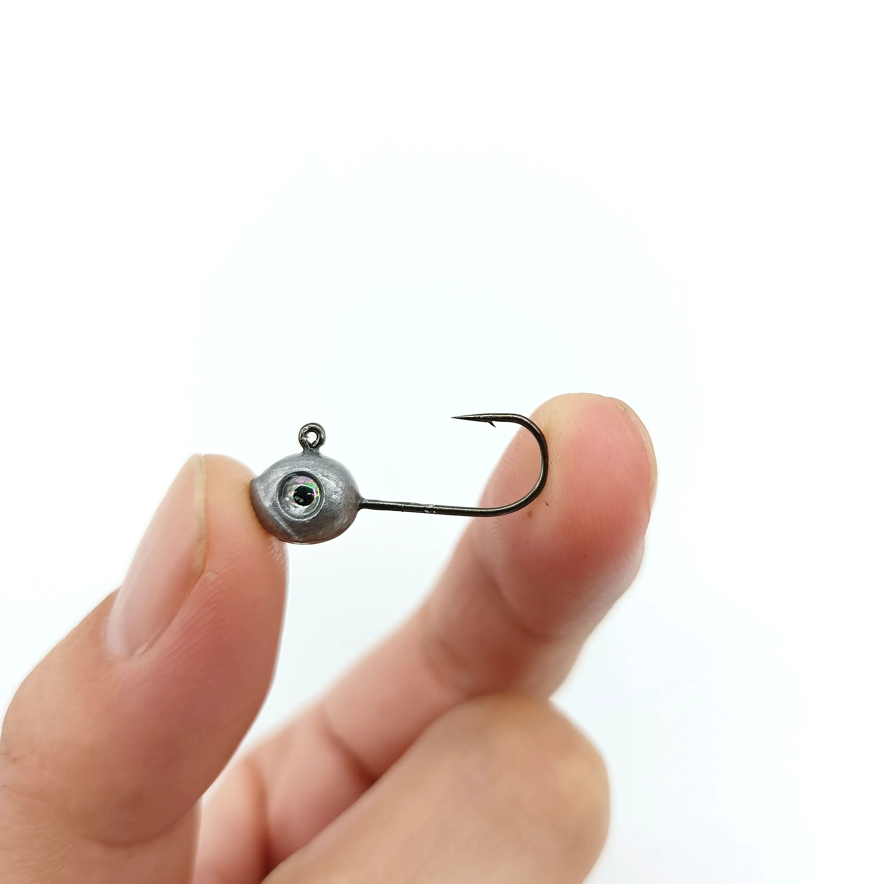 DUODUOYU 5 TEILE/LOS Kleine Jig Kopf Angelhaken 1g/1,8g/3,5g Mini Weichen Wurm Haken mit Augen Isca Künstliche Angeln Zubehör – Detail 7