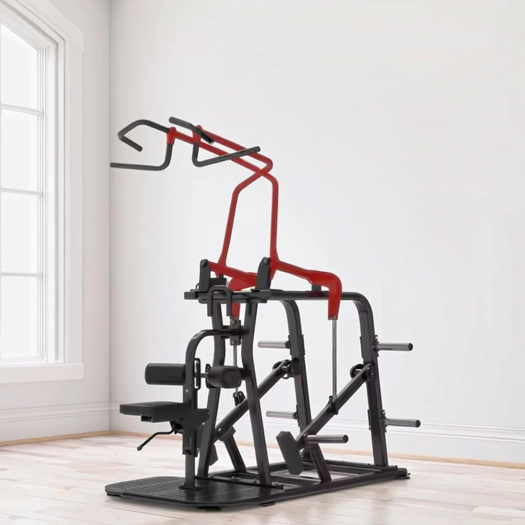 New Design Commercial High Quality Steel Lat Pull Machine Adjustable Safety Features for Back Legs Arms Exercise Strength