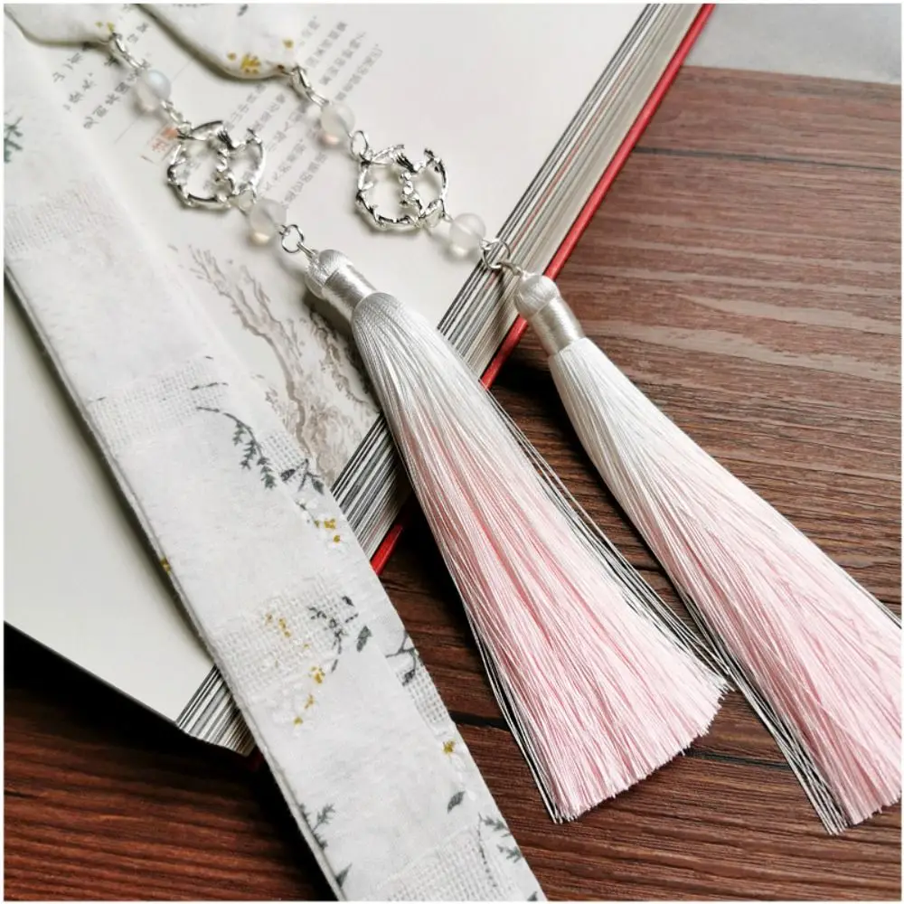 Embroidery Chinese Style Hair Band Horse Face Skirt Ornament Flower Pattern Hanfu Hair Accessories Cloth Tassel