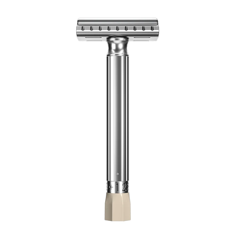 Men's Zinc Alloy Metal Safety Razor 9-speed Sharpness Adjustalbe Shaver Classic Styling Quick Replacement Blade With 5 blades