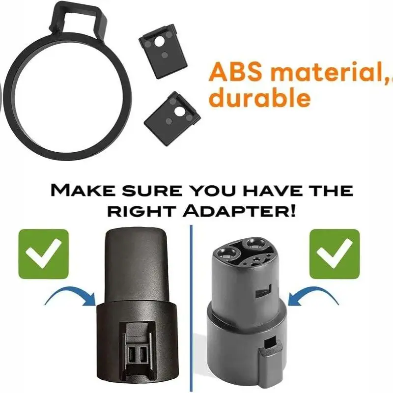 Charge Adapter Charging Lock Safety Protection For Type1 J1772 To Model X Y 3 2021 2022 2023 Car Accessories EVSE
