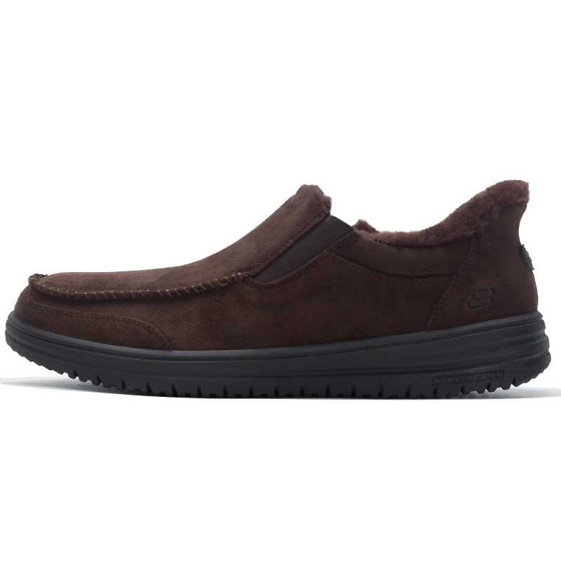 

Skechers Men's Sneakers, Low-Top, Comfortable, Lightweight, Fashionable, Trendy, Slip-On Casual Shoes for Men 205606-Choc