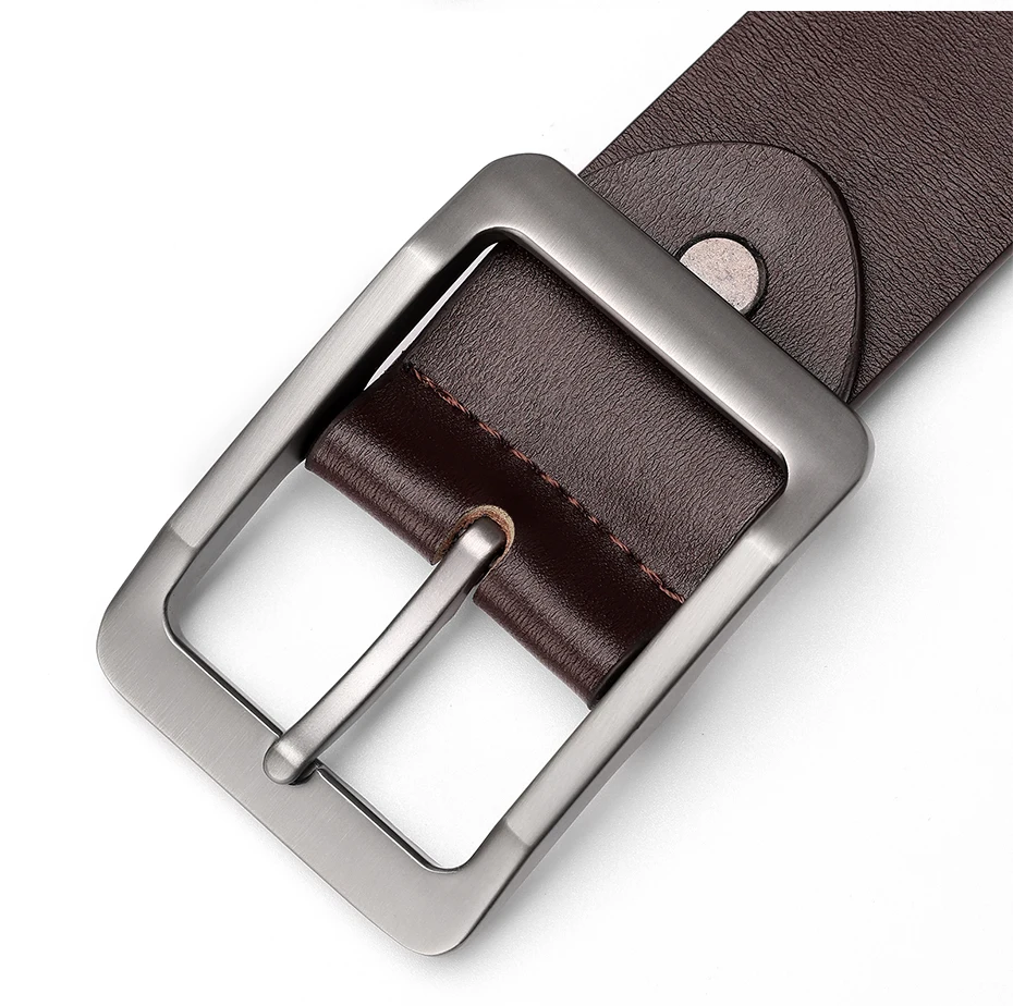 Maikun Gürtel Herren Vintage Dornschließen-Gürtel Business Casual Trend Neuer Vielseitiger Outdoor Stylischer Gürtel für Männer – Detail 7