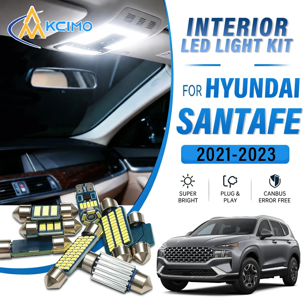 For Hyundai Santafe Santa fe 2021-2023 Canbus Compatible Auto Interior LED Lamps, Car Indoor Light Bulbs, OEM Replacement