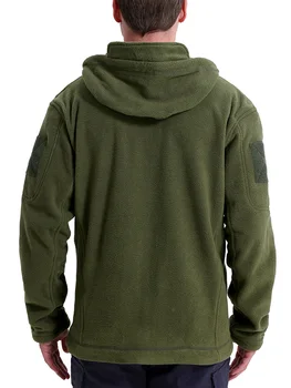 Men's Tactical Fleece Jacket Winter Warm Full Zip Military Hoodies Multi-Pockets Hiking Hunting Outdoor Coats 4 Men's Tactical Fleece Jacket Winter Warm Full Zip Military Hoodies Multi-Pockets Hiking Hunting Outdoor Coats 4