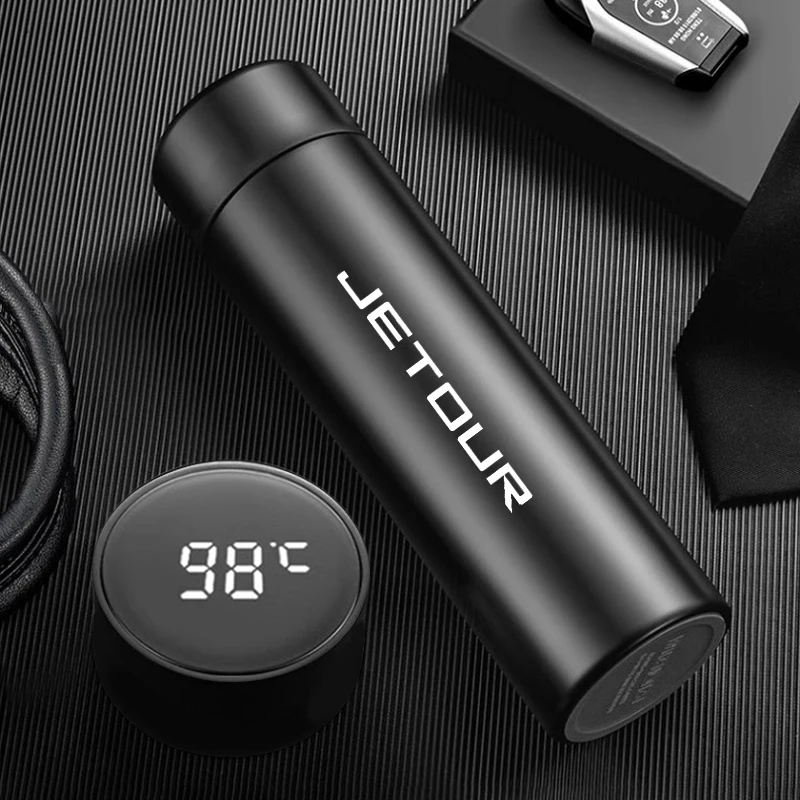 Smart Thermos Car Logo Color Temperature Car Travel Mug For  Jetour T2 X70 PLUS L9 X90 PRO X95 X70S EV T-3 X view 2