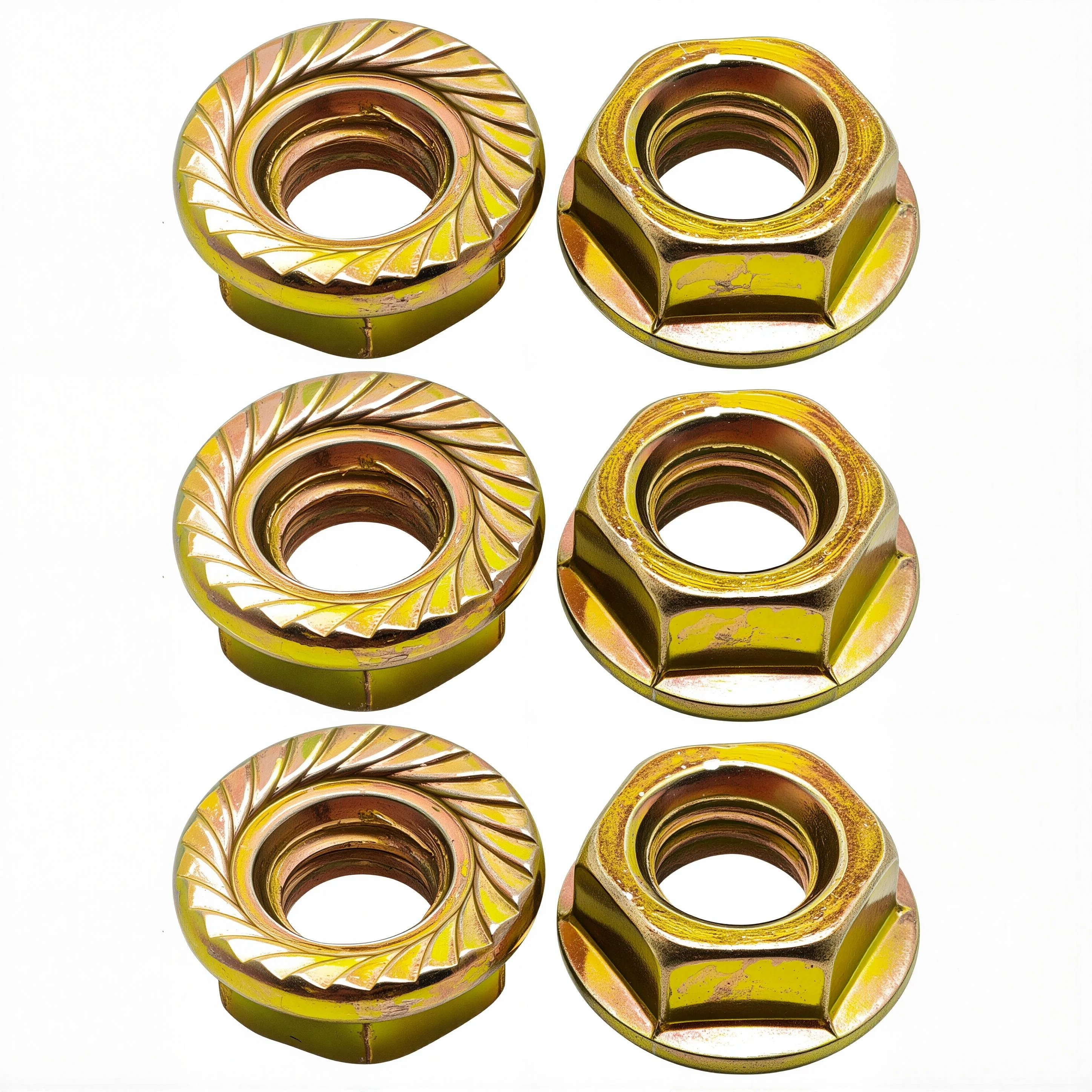 Bar Flange Nut (M8) For HUSQVARNA 51 55 61 66 268 272 345 350 351 353 357 359 362 365 372 394 395 450 455 460 Chainsaw 6pcs/lot