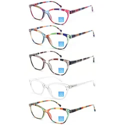 Blue Light Blocking Glasses Lady Computers Flat Lenses Eyeglass reading fatigue relieving reading glasses for wome