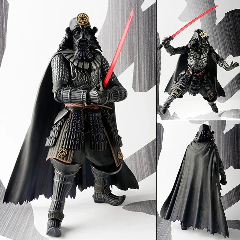 15cm Star Wars Action Figure White Soldier Black Soldier Handmade Samurai Model Box Set Action Doll Ornament Toy Collection Gift